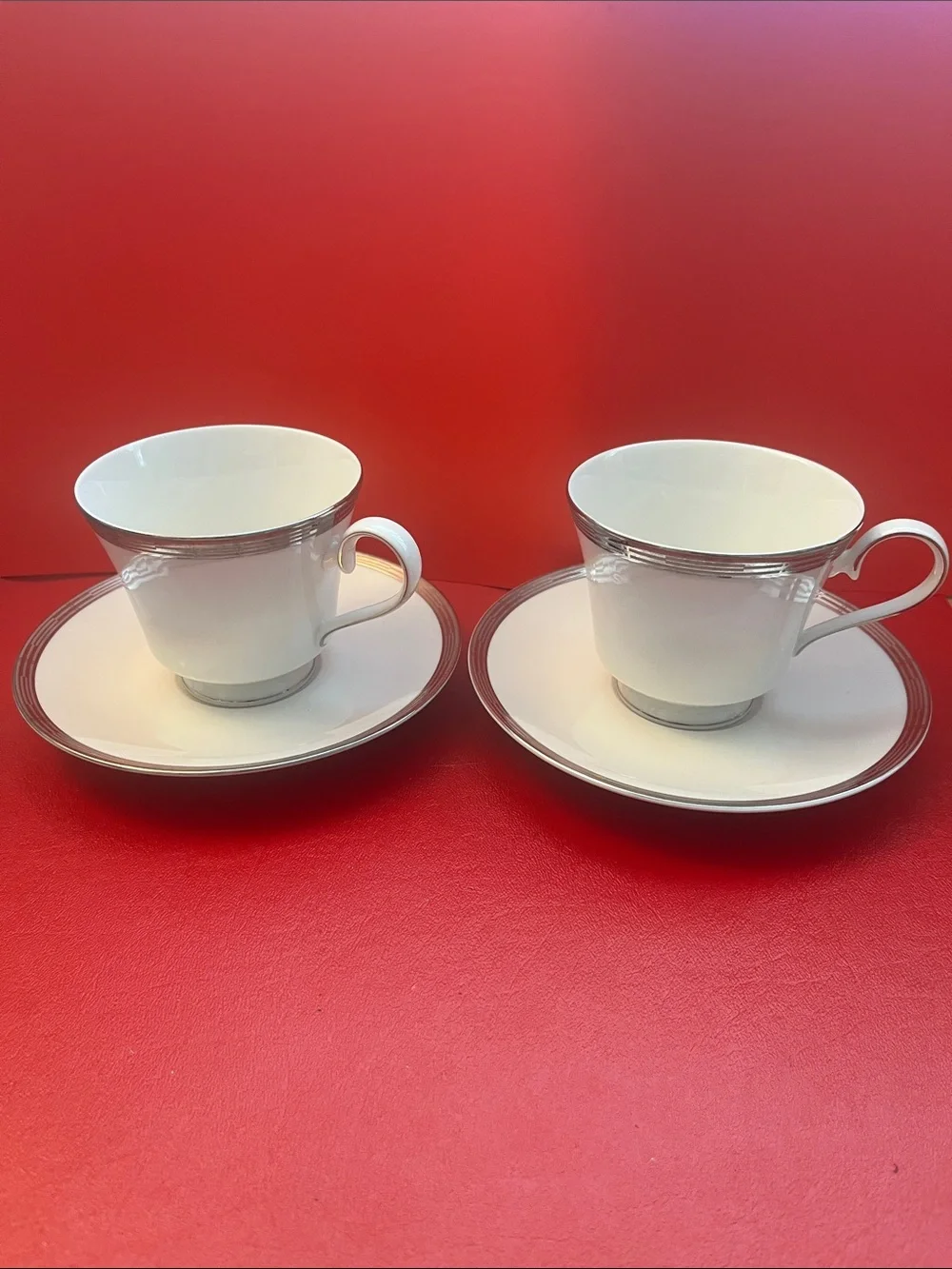 Charter Club Bridgeton Cup & Saucer 3478723 set of 2